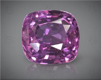 NATURAL  UNHEATED & UNTREATED  PINK SAPPHIRE (MANAK) CERTIFIED2.55 carats (DIN 83922 )